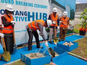 Peletakan Batu Pertama Pembangunan Creative Hub DPK Bontang, Pengerjaan Ditarget Rampung April 2023
