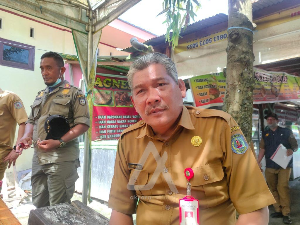 Perluasan Lahan Parkir Pasar Citra Mas Loktuan Kembali Dikerjakan