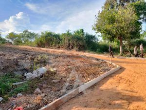 Lahan Parkiran Baru Pasar Citra Mas Loktuan Capai 70 Persen