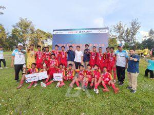 Tingkatkan Pembinaan Sepakbola Usia Dini, Pupuk Kaltim dan Akademi Pelangi Mandau Gelar PKT Junior Cup U-14