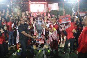 Tampil Perkasa di Laga Final, Tim Futsal Disdikbud Kutim Juara Merdeka Cup II 2023