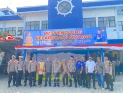 Tingkatkan Kinerja, Pos Penolong Polres Bontang Hadir di Pelabuhan Loktuan