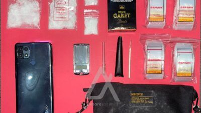 Dua Terduga Pengedar Diringkus di Kos-kosan, 22,40 Gram Sabu Gagal Edar di Bontang