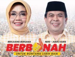 Besok, Bapaslon Neni Moerniaeni-Agus Haris Mendaftar ke KPU Diantar 4000 Simpatisan
