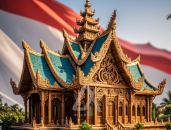 Penyempurnaan Replika Istana Kutai di Guntung Ditarget Rampung Sebelum Erau Pelas Benua Tahun 2024