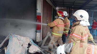 Diduga Lupa Matikan Kompor, Ruko di Jalan Pattimura Bontang Terbakar