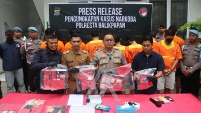 Residivis di Balikpapan kembali Berulah, 281 Gram Sabu Gagal Edar