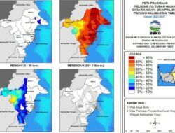 Kaltim Berpeluang Hujan hingga 20 April