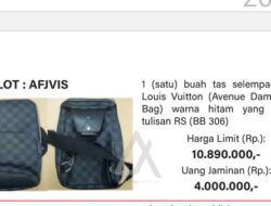 Besok, KPK Lelang Barang Koruptor, Tas LV Mulai Rp10 Juta