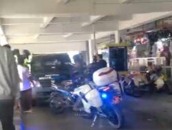Viral, Video Petugas Satlantas Bontang Pukul Mobil Pick Up, Pengemudi Diduga Habis Tabrak Lari
