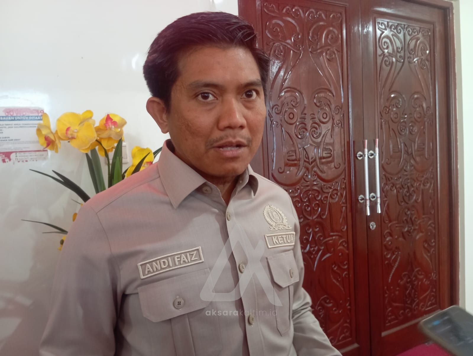 Ketua DPRD Bontang, Andi Faizal Sofyan Hasdam. (AksaraKaltim).