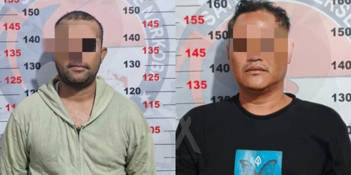 Kedua pelaku berhasil diamankan polisi. (Istimewa).