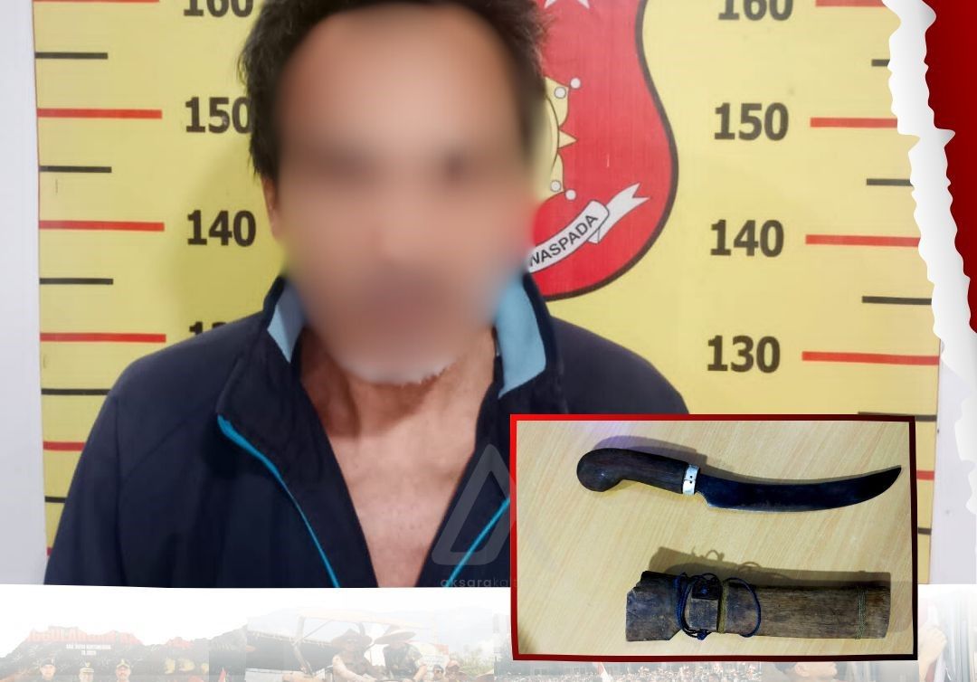 Pelaku dan barang bukti kini telah diamankan polisi. (Istimewa).