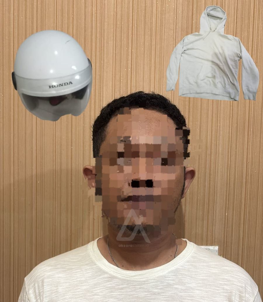 Pelaku AR beserta barang bukti berhasil diamankan polisi. (Istimewa).