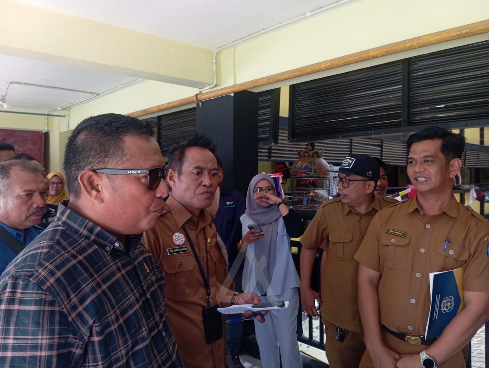 Komisi C DPRD Bontang saat mendatang Rusunawa Api-api. (AksaraKaltim).