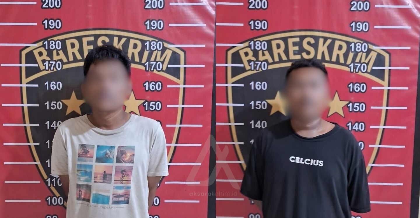 Dua pelaku yan telah diamankan. (Istimewa).