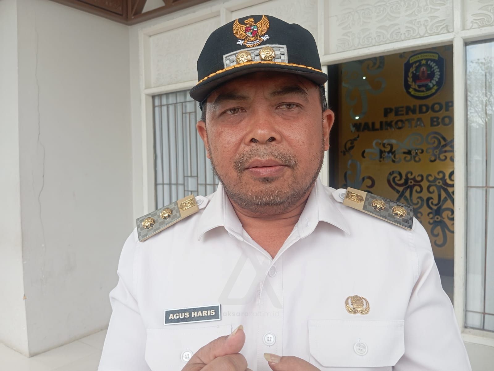 Wakil Wali Kota Bontang, Agus Haris. (AksaraKaltim).