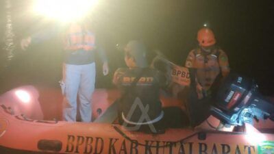 Kapal Penyebrangan Tradisional Tenggelam di Muara Leban, Delapan Orang Masih Dicari