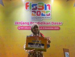 Pelajar Bontang Ukir Prestasi Nasional, Hayfa Aghna Raih Juara 3 FLS2N 2025