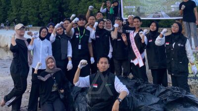 Tidak Hanya Sosial, DDV Bontang Ajak Anak Muda Jaga Kebersihan Lingkungan