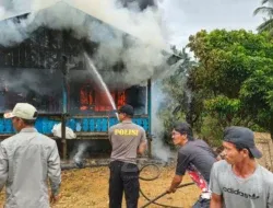 Isi Daya HP dan Alkon Diduga Picu Kebakaran, Satu Rumah di Tabalar Berau Ludes Terbakar