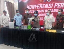 Polres Bontang Musnahkan 1 Kilogram Sabu dan Puluhan Ekstasi Hasil Tangkapan Marangkayu