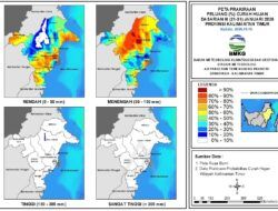 Prakiraan Cuaca Kaltim Akhir Januari 2026, BMKG: Mayoritas Wilayah Diguyur Hujan
