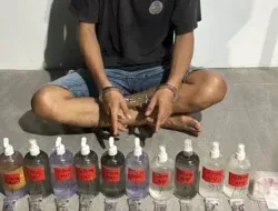 Polda Kaltim Ungkap Jaringan Narkotika Asal Malaysia di PPU, 5,48 Liter Sabu Cair Disita